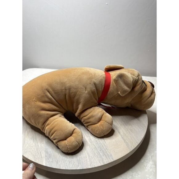 Vintage Pound Puppies Med/Large Brown 17" Stuffed Plush Inc Collar - Picture 4 of 5